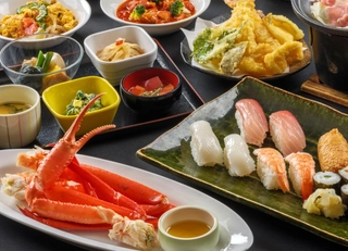 夕食バイキング